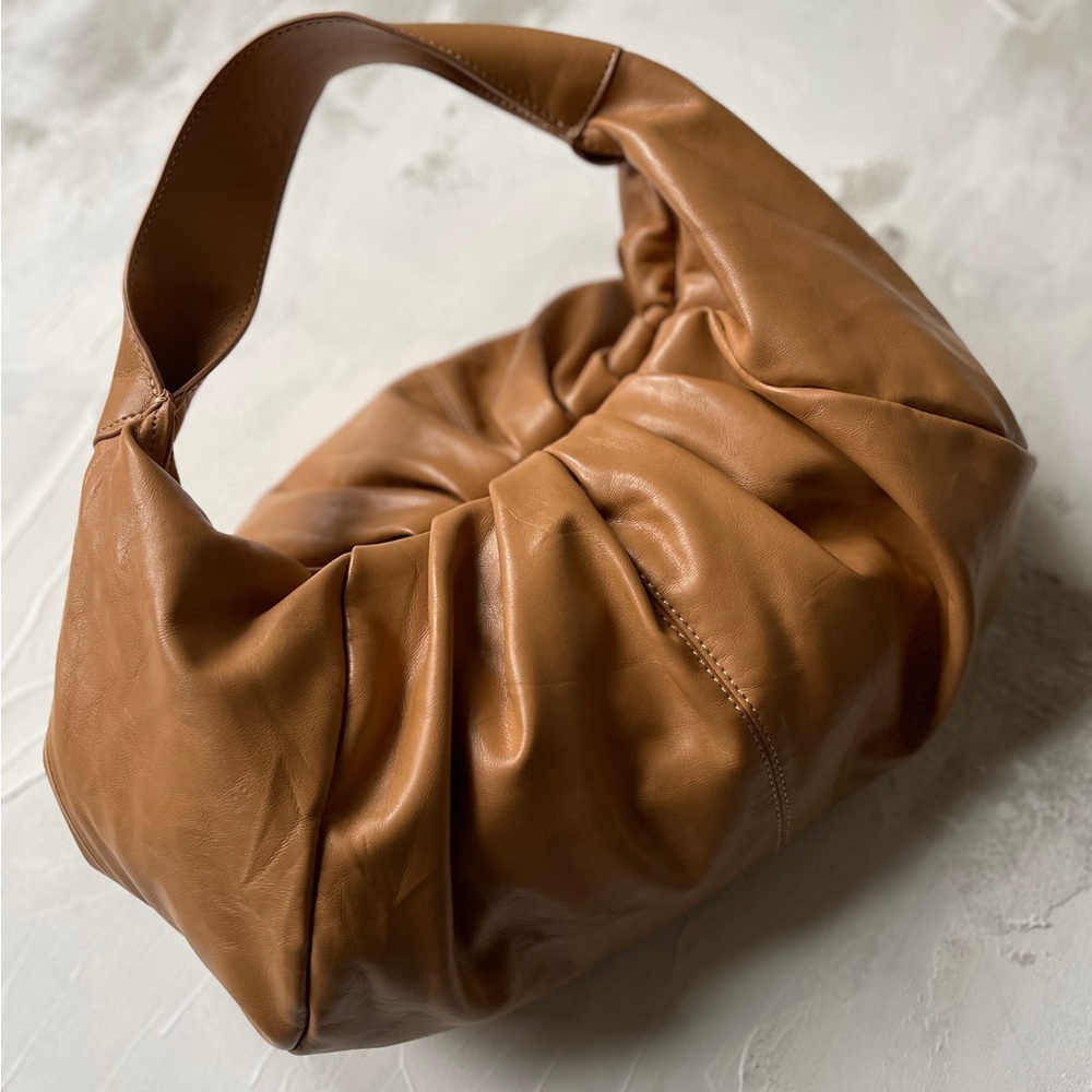 Discontinued EXPRESS Tan Leather Croissant Bag